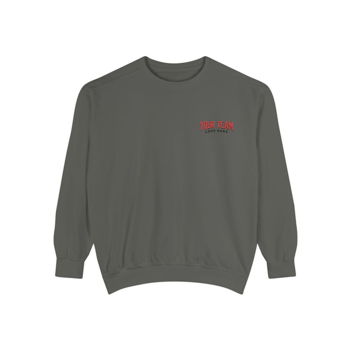 Unisex Adult Comfort Colors Crewneck Sweatshirt - Embroidered