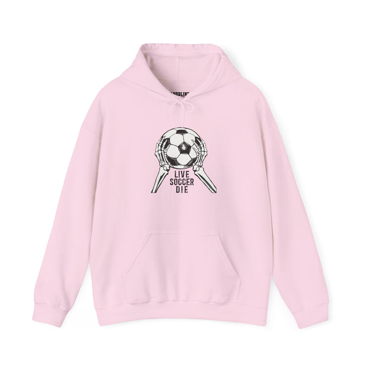 Live Soccer Die Unisex Adult Hooded Sweatshirt