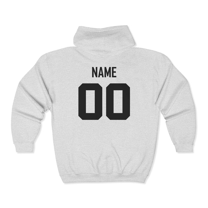 Canton Lions Football &amp; Cheer Unisex Adult Standard Full Zip Hooded Sweatshirt