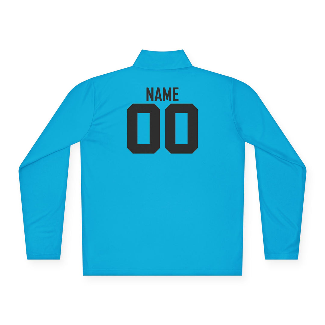 Canton Lions Youth Football &amp; Cheer Unisex Adult Long Sleeve Quarter-Zip Pullover