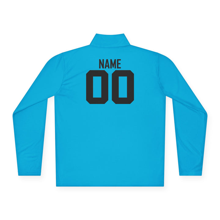 Canton Lions Youth Football &amp; Cheer Unisex Adult Long Sleeve Quarter-Zip Pullover