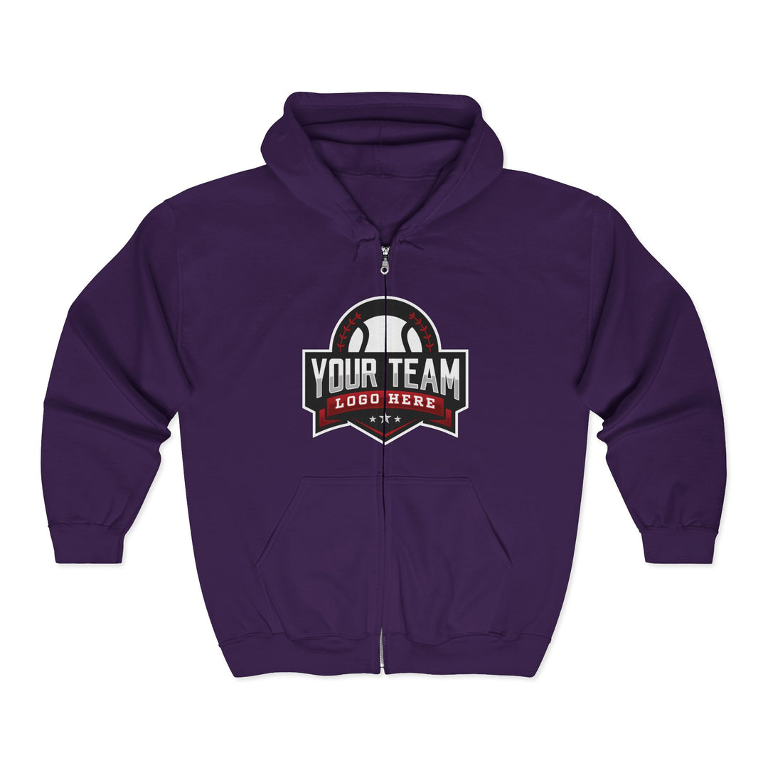 Unisex Adult Full Zip Hooded Sweatshirt - DTG