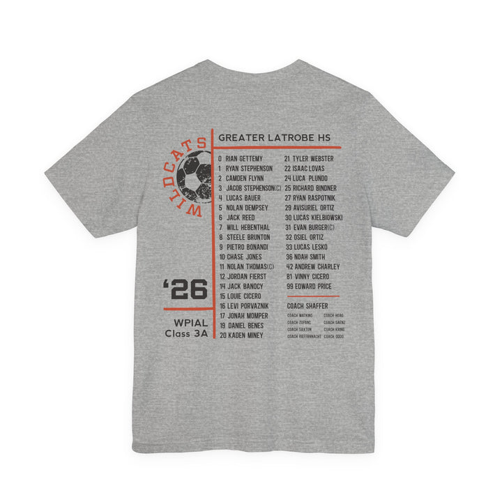 Latrobe Boys Soccer Unisex T-Shirt - League Shirt 2026 - Roster