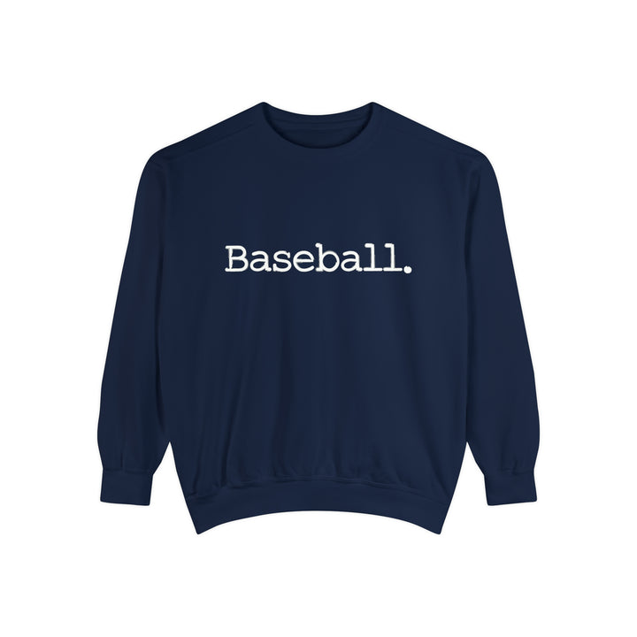 Typewriter Design Baseball Unisex Adult Premium Crewneck Sweatshirt