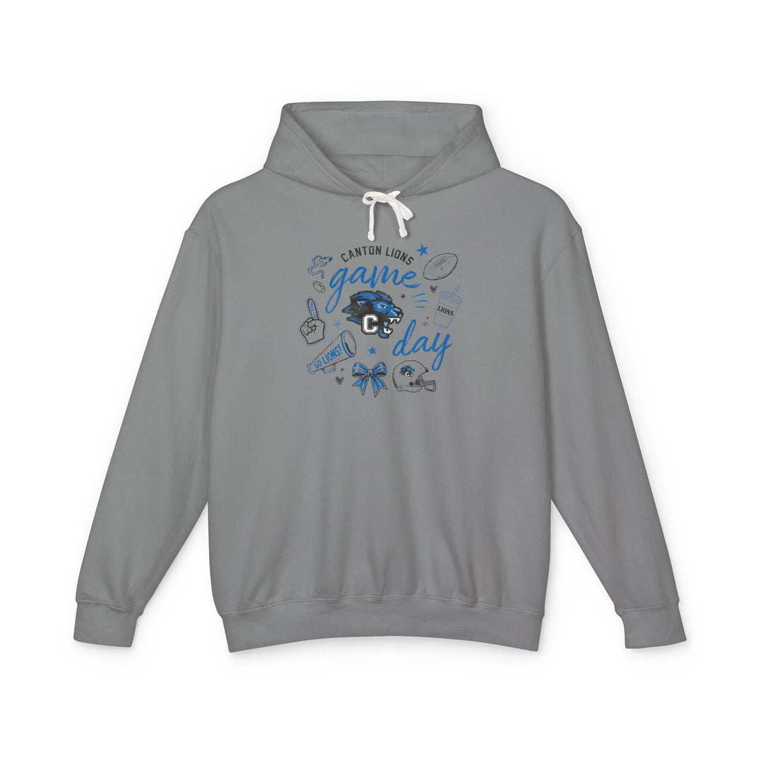 Canton Lions Football &amp; Cheer Unisex Adult Premium Hoodie Sweatshirt - Game Day Design