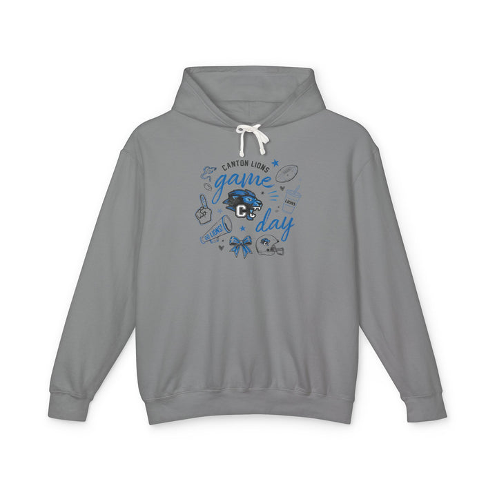 Canton Lions Football &amp; Cheer Unisex Adult Premium Hoodie Sweatshirt - Game Day Design