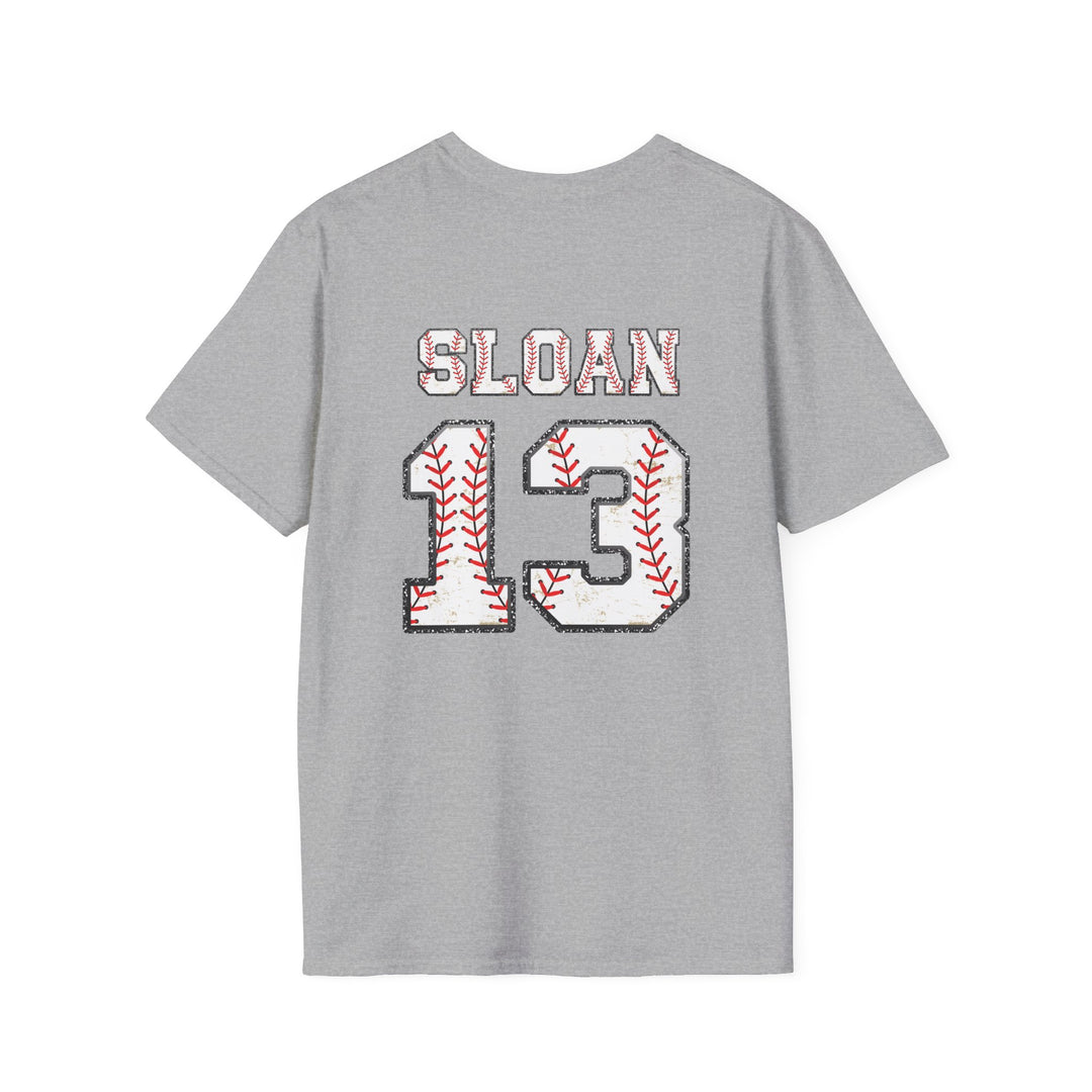 Iron Knights Adult Unisex T-Shirt w/Flag Design &amp; Name and Number on Back