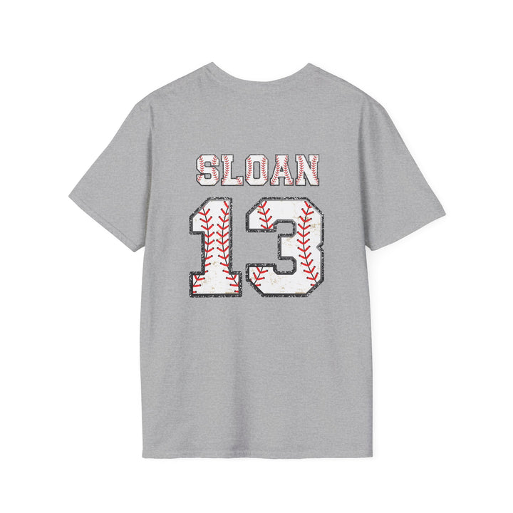 Iron Knights Adult Unisex T-Shirt w/Flag Design &amp; Name and Number on Back