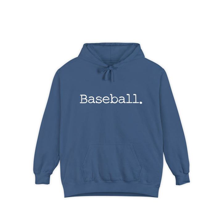Typewriter Design Baseball Unisex Adult Premium Hooded Sweatshirt