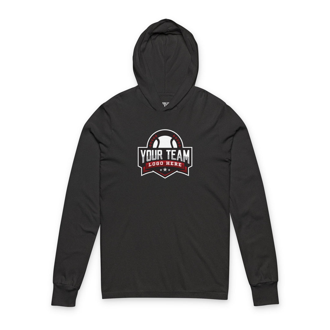 Unisex Adult Hooded Long Sleeve Shirt