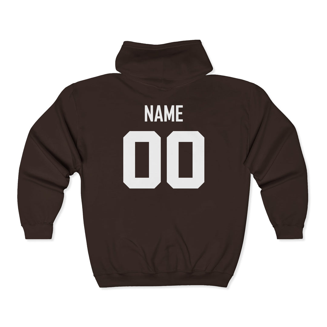 Unisex Adult Full Zip Hooded Sweatshirt - DTG