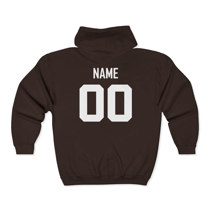 Unisex Adult Full Zip Hooded Sweatshirt - DTG