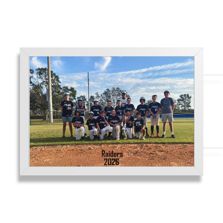 Coach/Team Custom Picture Framed Art