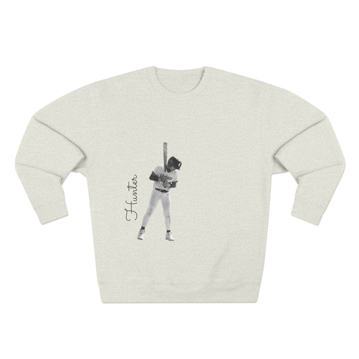 BW Picture w/Name Design - Unisex Adult Premium Crewneck