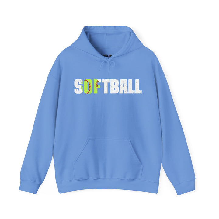 Softball Unisex Adult Hooded Sweatshirt