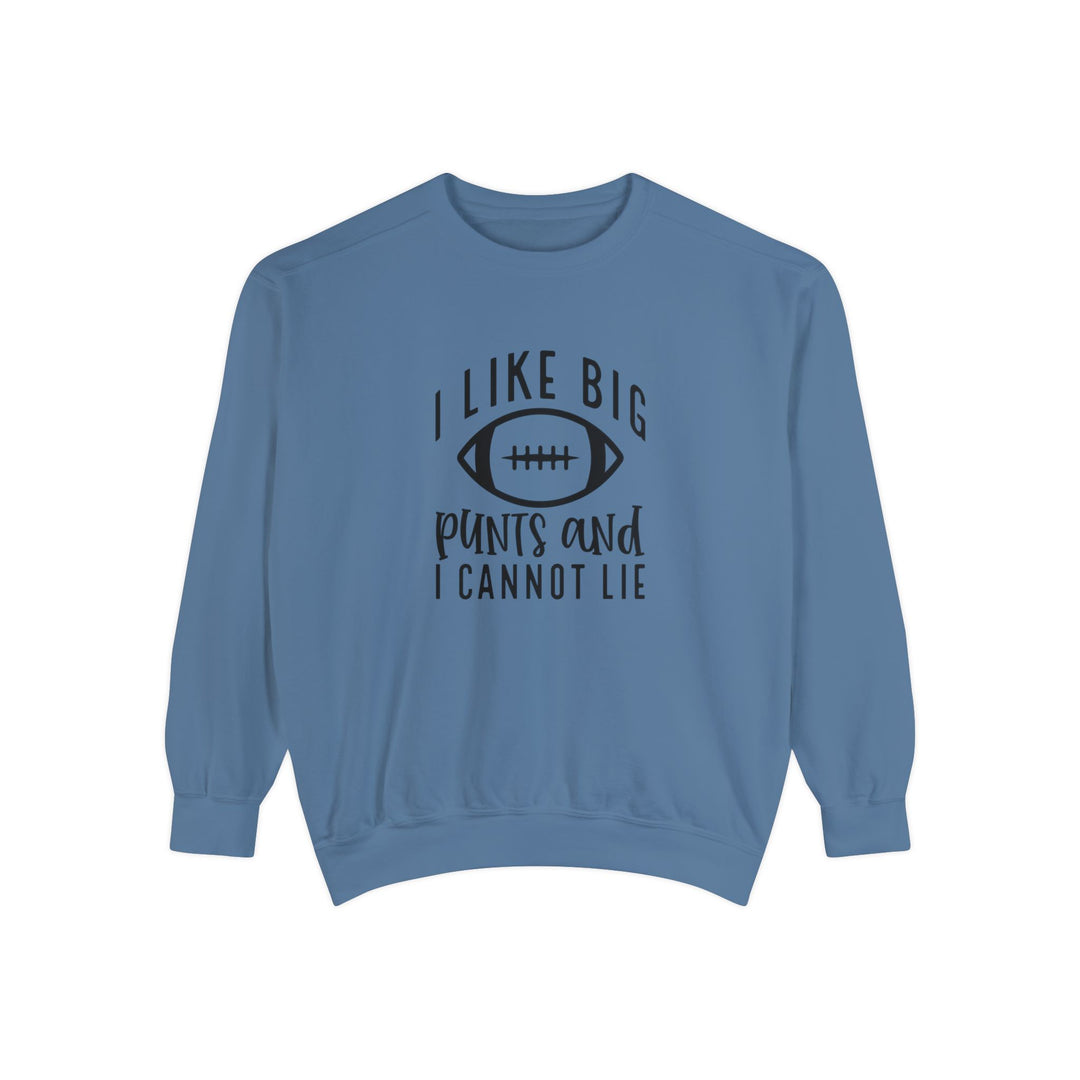 I Like Big Punts Football Unisex Adult Premium Crewneck Sweatshirt