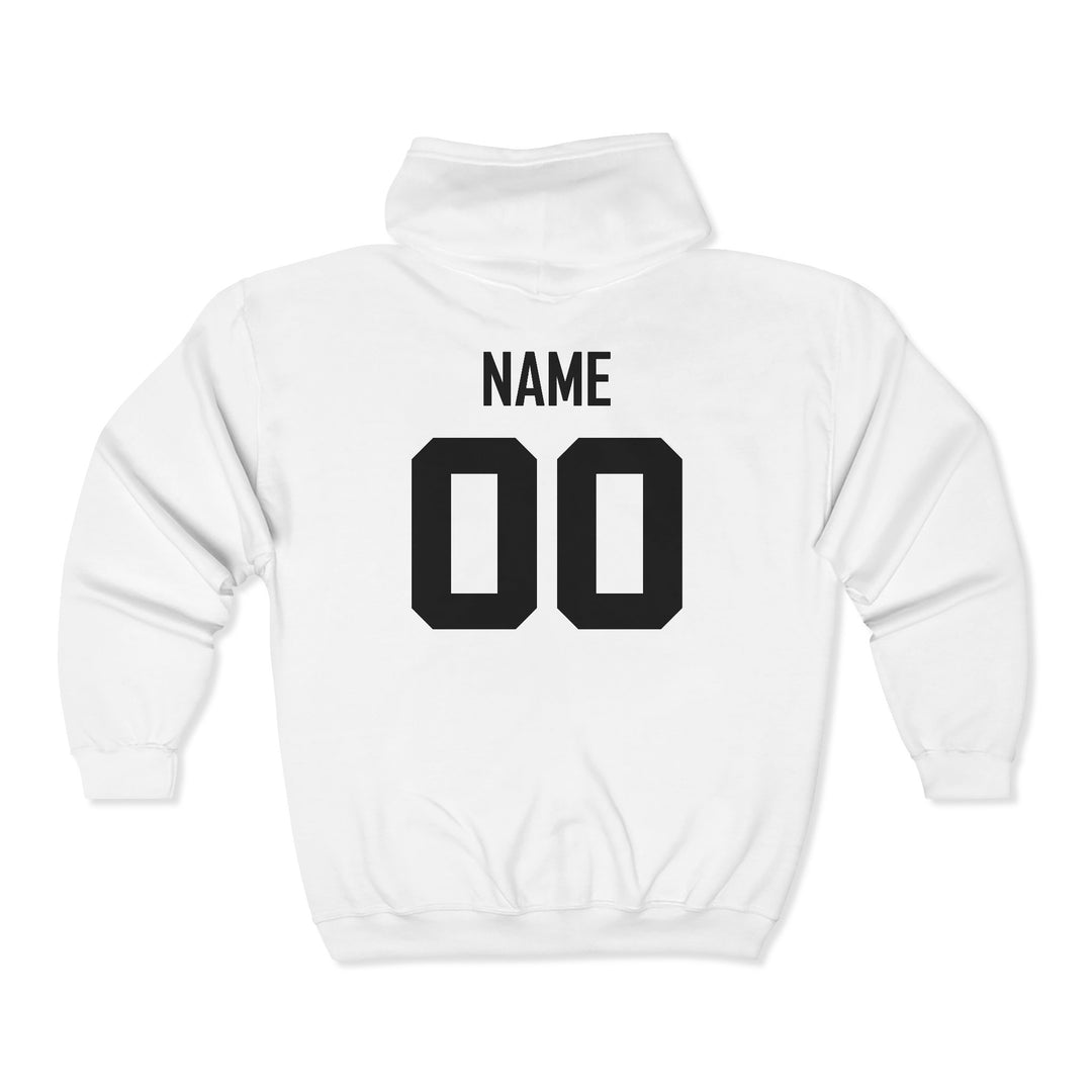 Canton Lions Football &amp; Cheer Unisex Adult Standard Full Zip Hooded Sweatshirt