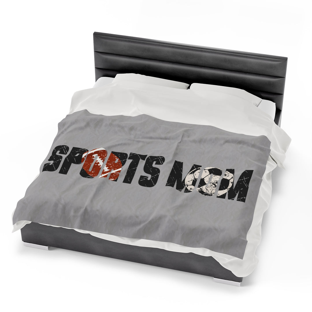 Sports Mom Plush Blanket