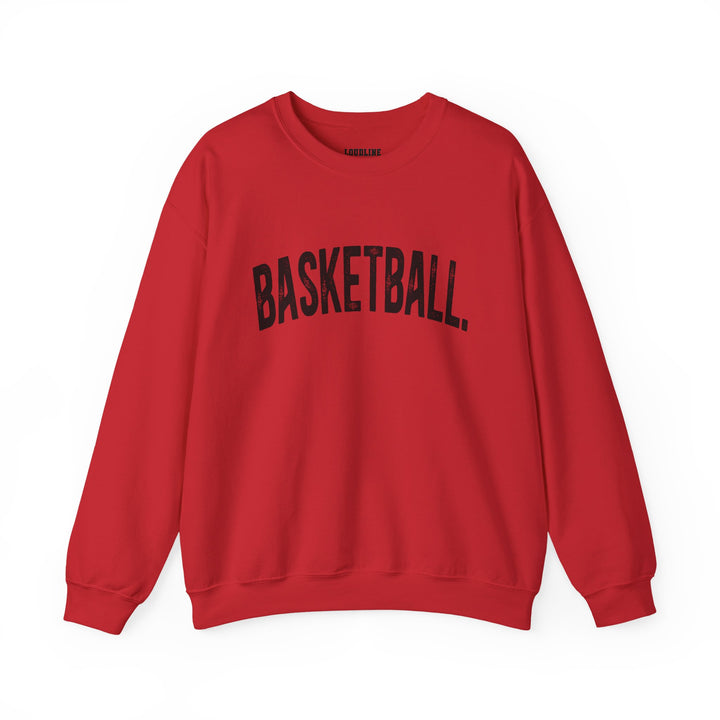 Rustic Design Basketball Unisex Adult Crewneck Sweatshirt