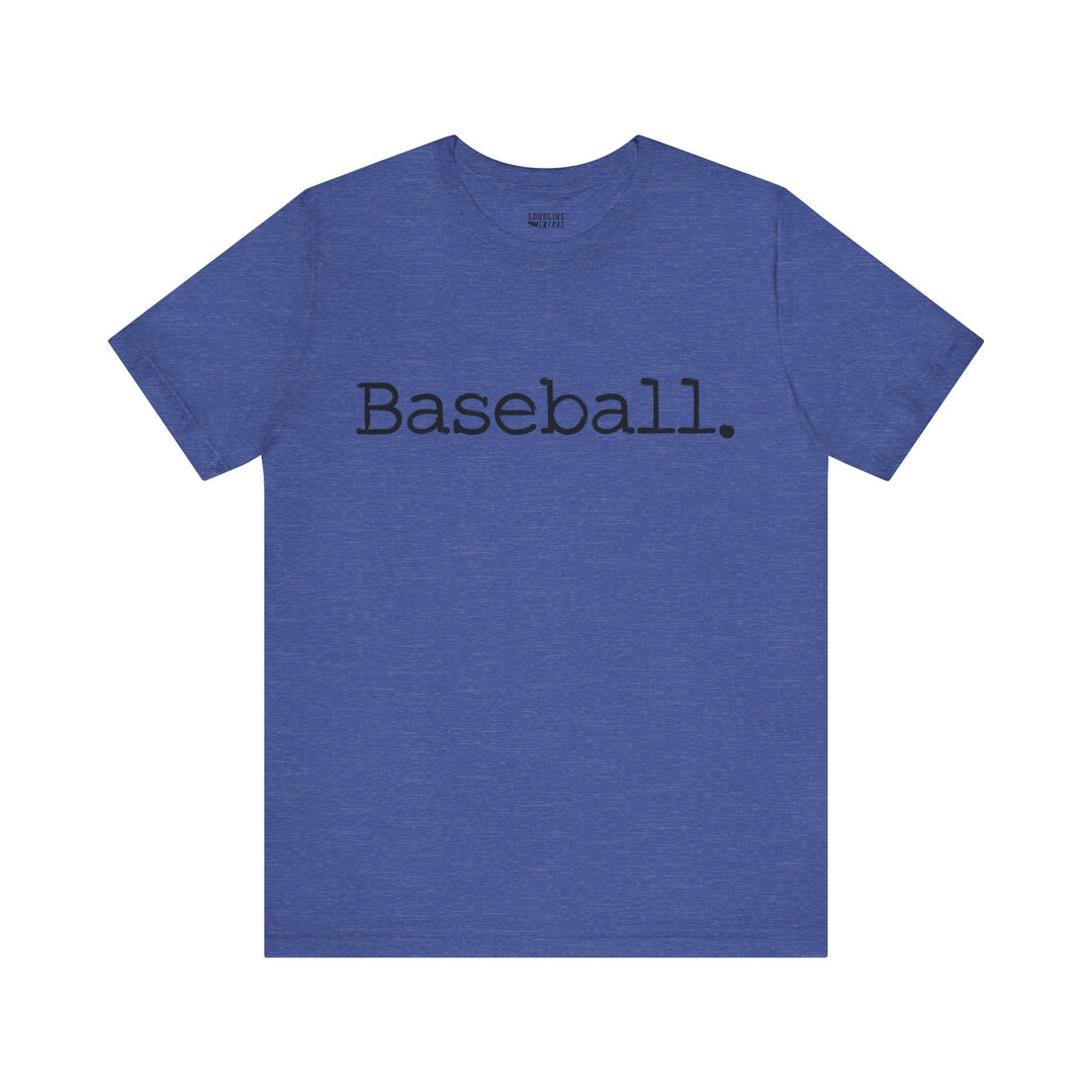 Typewriter Design Baseball Unisex Adult T-Shirt