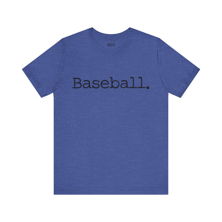 Typewriter Design Baseball Unisex Adult T-Shirt