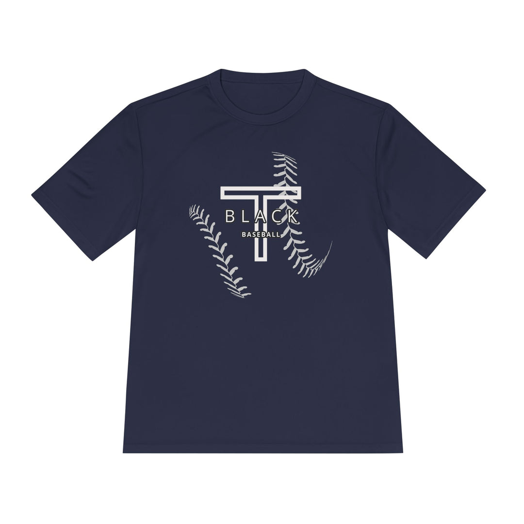 T-Black Dugout Unisex Adult Moisture Wicking T-Shirt