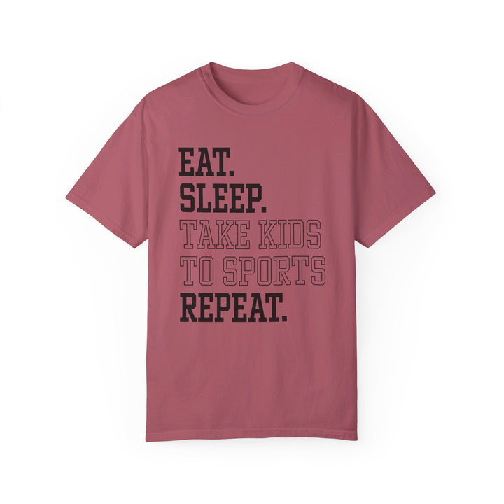 Eat Sleep Take Kids To Sports Repeat Unisex Adult Premium T-Shirt