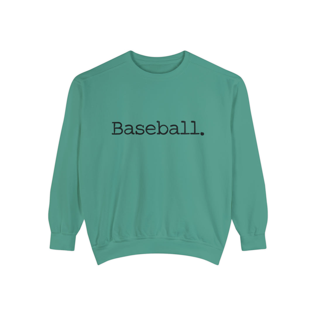 Typewriter Design Baseball Unisex Adult Premium Crewneck Sweatshirt