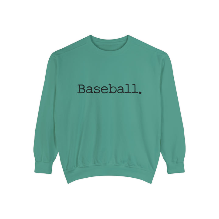 Typewriter Design Baseball Unisex Adult Premium Crewneck Sweatshirt