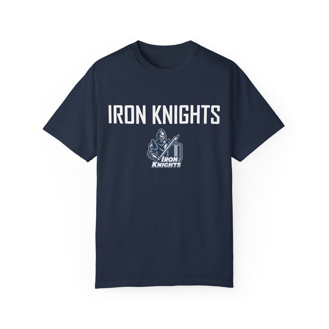 Iron Knights Premium Adult Unisex T-Shirt w/Knight Logo, Name &amp; Number on back