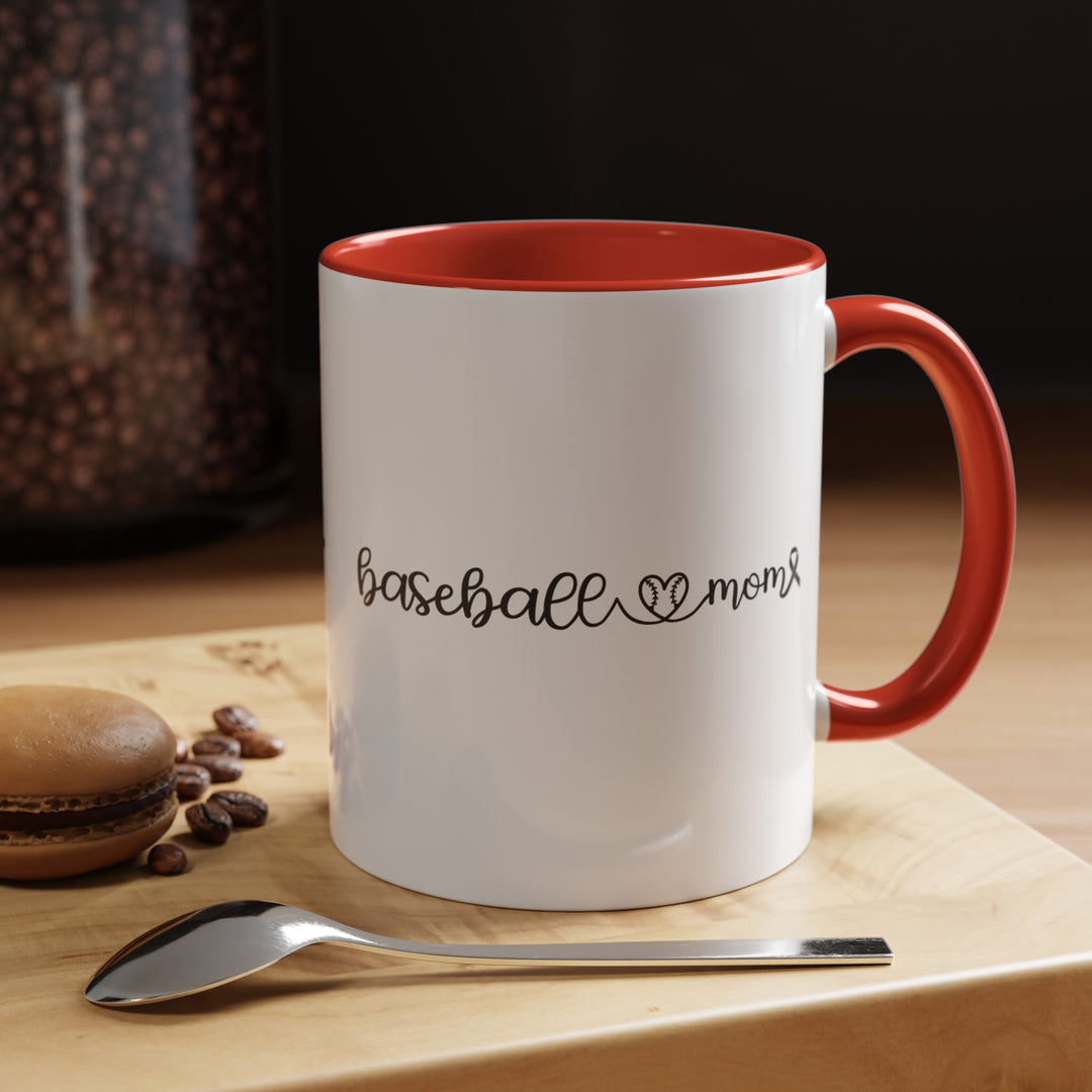 Cancer Collection Pick Your Sport Mom Ribbon &amp; Heart 11oz Accent Mug