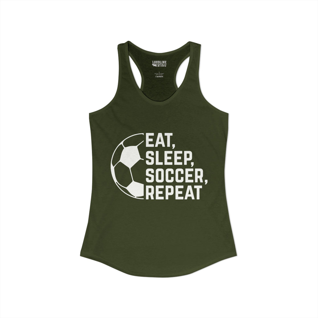 Eat Sleep Soccer Repeat Women&