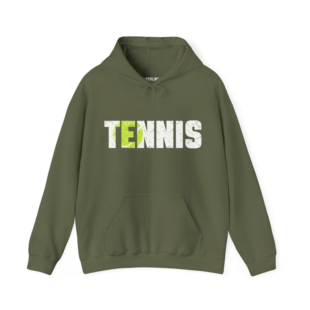 Tennis Unisex Adult Hooded Sweatshirt