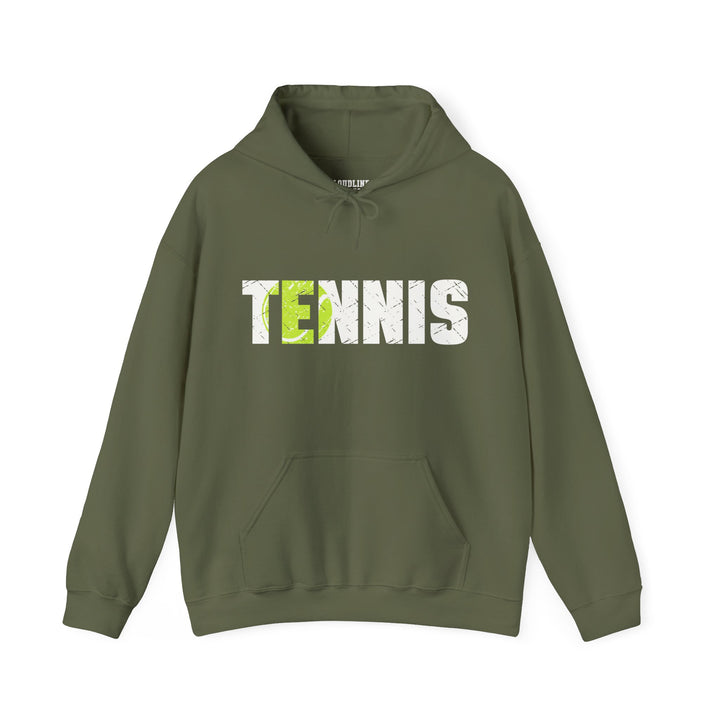 Tennis Unisex Adult Hooded Sweatshirt