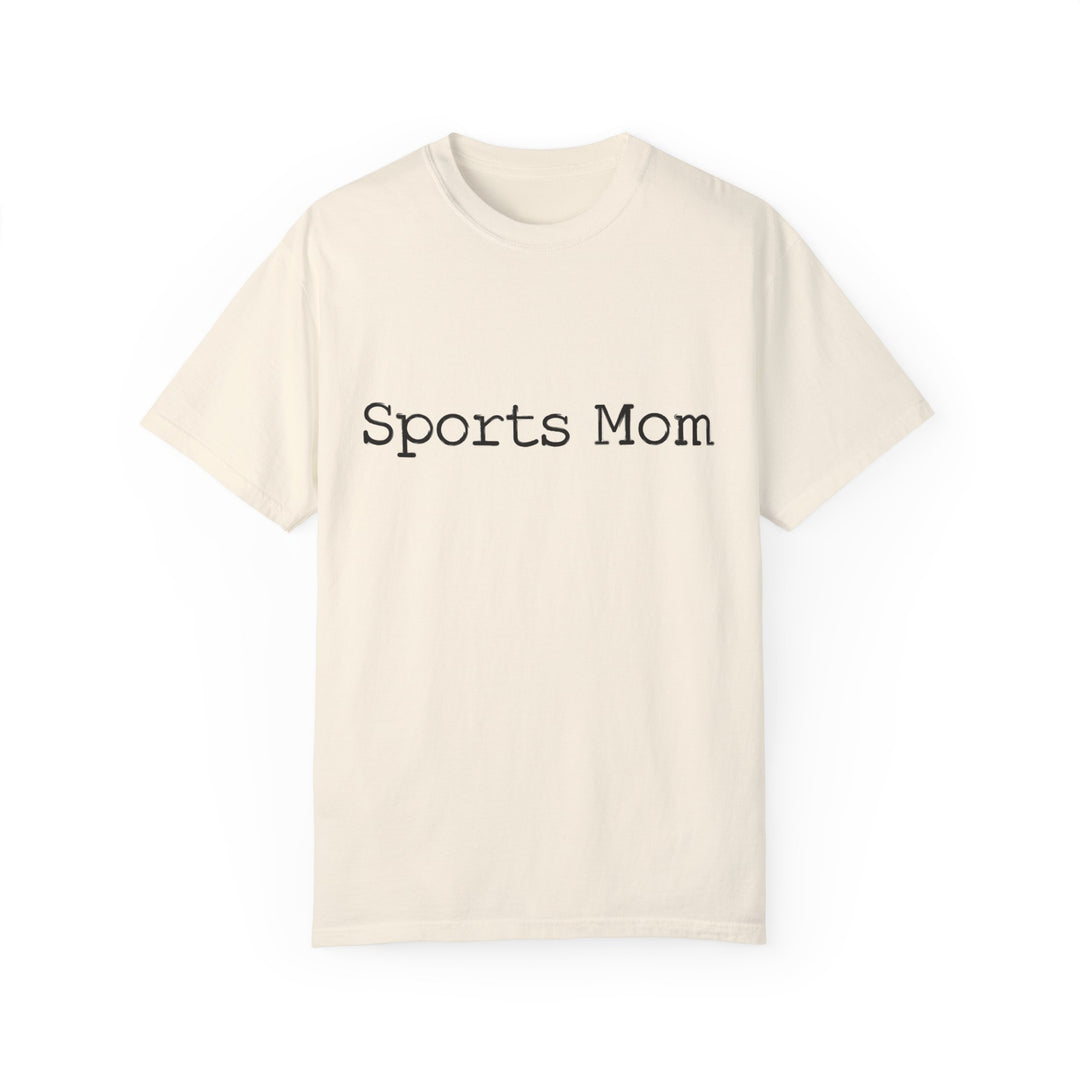 Sports Mom Unisex Adult Premium T-Shirt - Typewriter Design