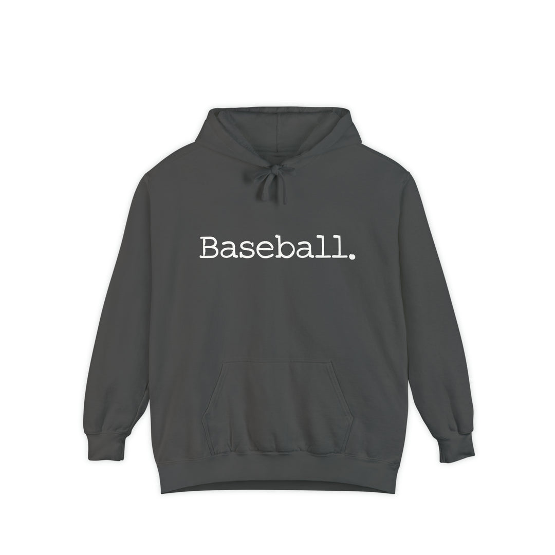 Typewriter Design Baseball Unisex Adult Premium Hooded Sweatshirt