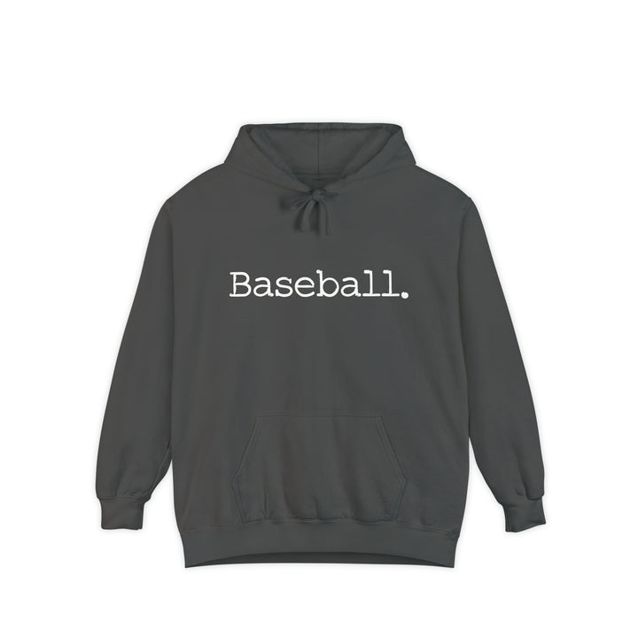 Typewriter Design Baseball Unisex Adult Premium Hooded Sweatshirt