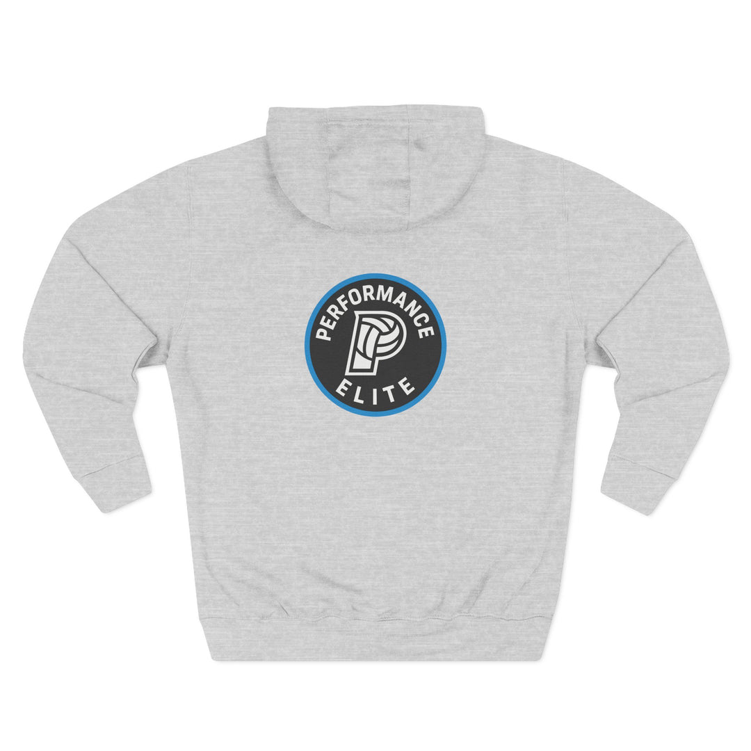 Performance Elite Unisex Adult Mid-Level Hooded Sweatshirt w/Front &amp; Back Logo
