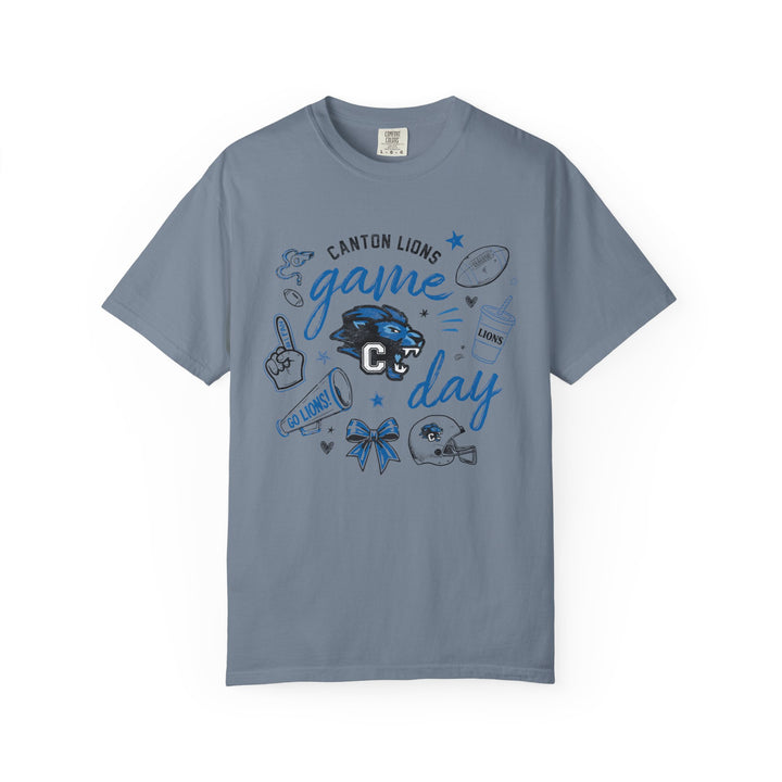 Canton Lions Football &amp; Cheer Unisex Adult Premium T-Shirt - Game Day Design