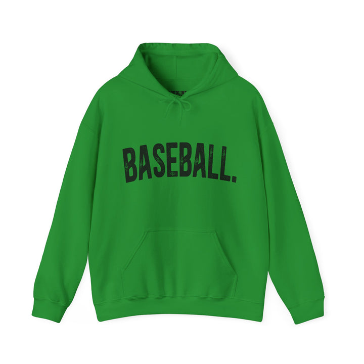 Rustic Design Baseball Unisex Adult Hooded Sweatshirt