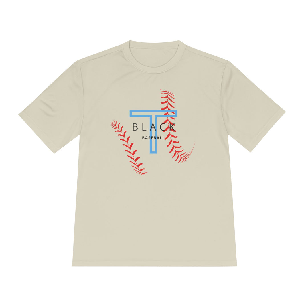 T-Black Dugout Unisex Adult Moisture Wicking T-Shirt - Front Design Only w/Optional Customization