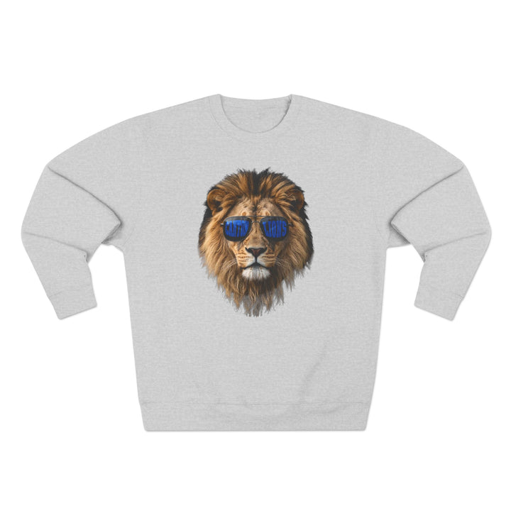 Canton Lions Football &amp; Cheer Unisex Adult Premium Crewneck Sweatshirt - Lion Design
