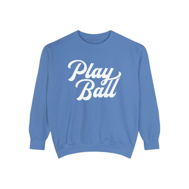 Play Ball Baseball Unisex Adult Premium Crewneck Sweatshirt