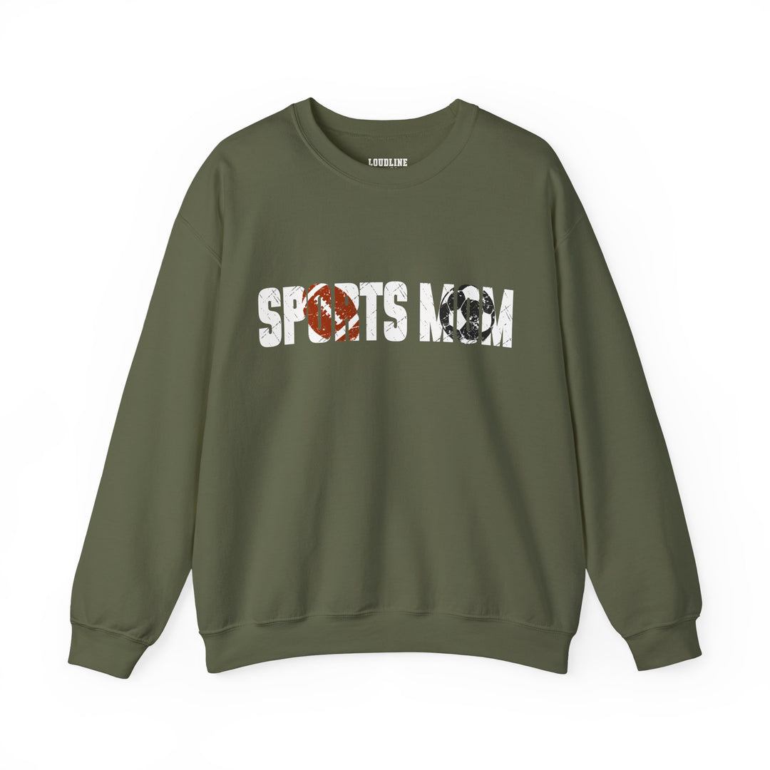 Sports Mom Unisex Adult Crewneck Sweatshirt