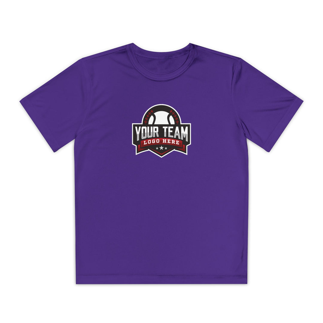 Unisex Youth Moisture Wicking T-Shirt Color Options 1