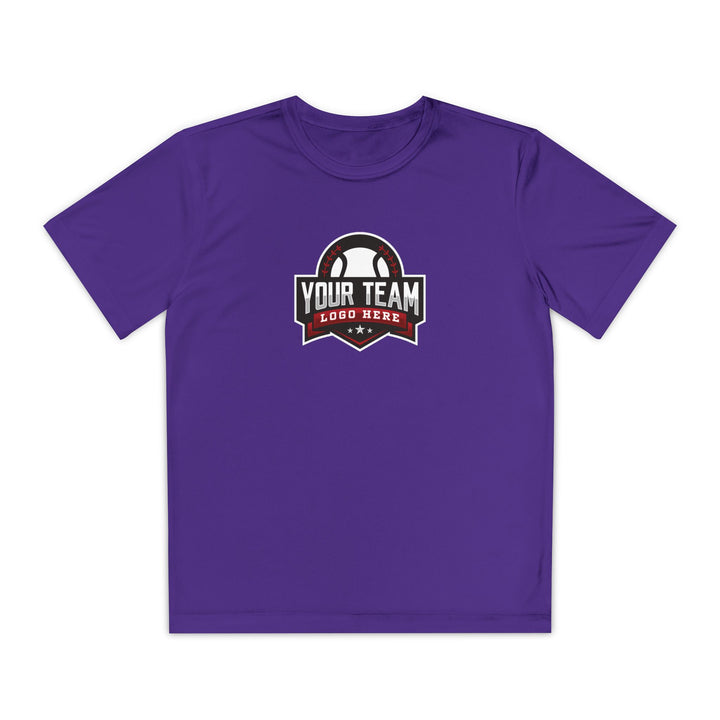 Unisex Youth Moisture Wicking T-Shirt Color Options 1