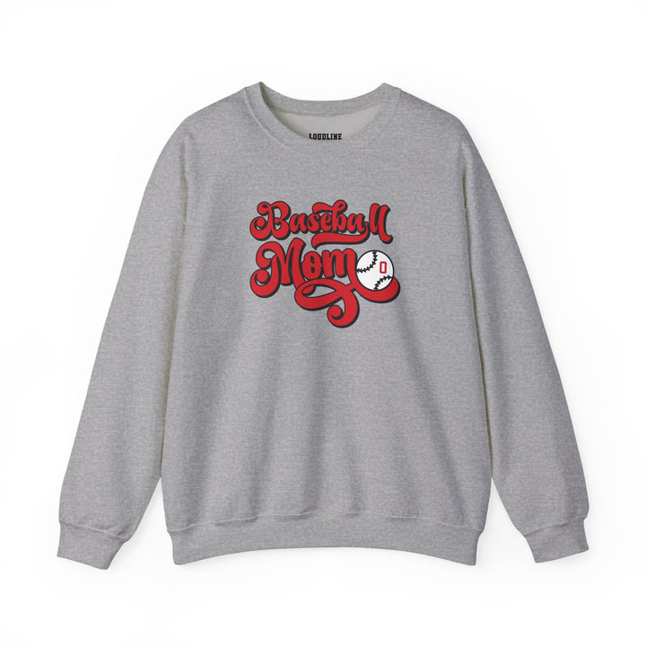 Baseball Mom Personalized Unisex Adult Crewneck Sweatshirt