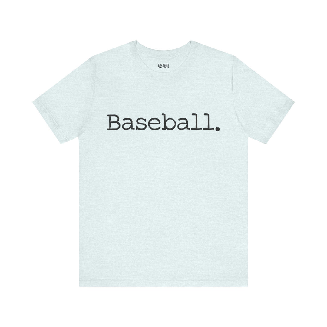Typewriter Design Baseball Unisex Adult T-Shirt