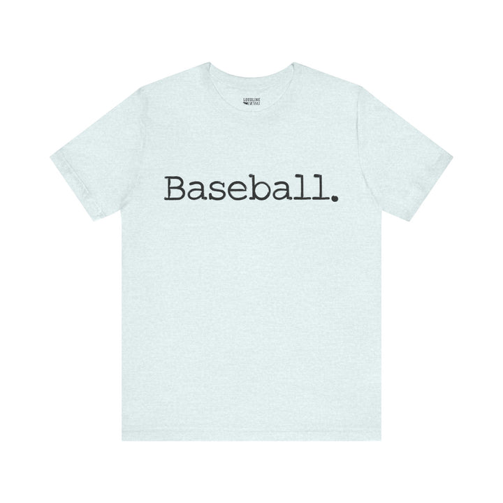 Typewriter Design Baseball Unisex Adult T-Shirt