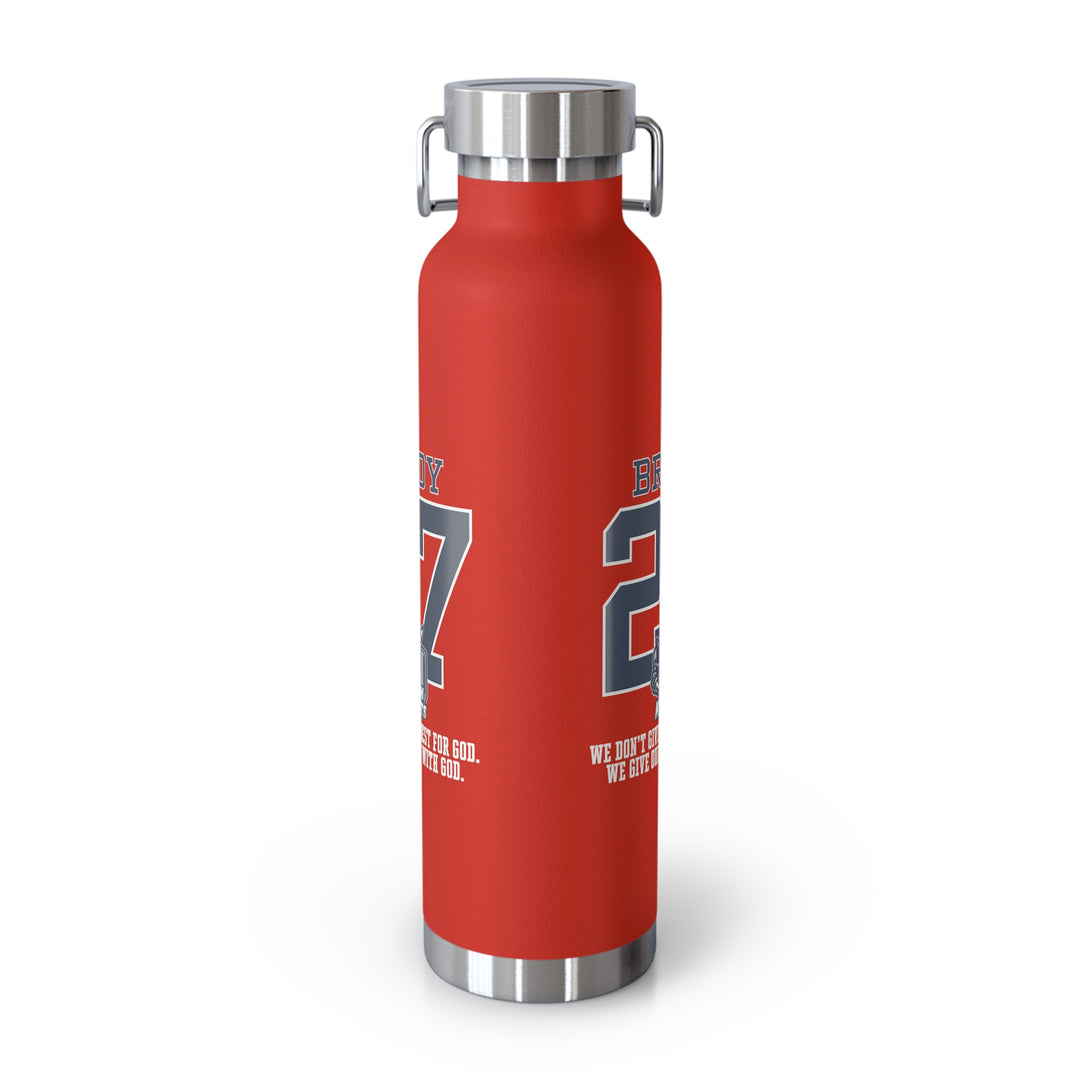 Iron Knights 22oz Bottle - Last Name &amp; Number w/Knight Design